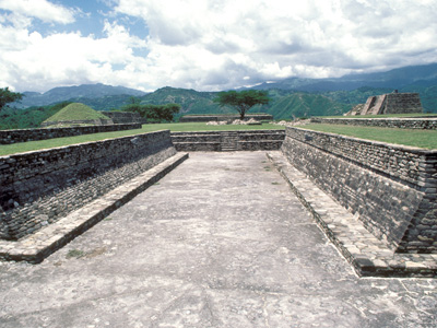 ballcourt Mixco Viejo Guatemala