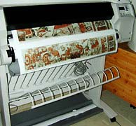 Printing Nebaj vaserollouts Mayan art