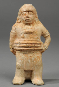 maya ball player figurine