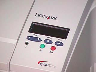 close up Lexmark Color Laser